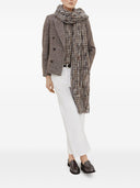 Brunello Cucinelli Melange Wool Jacket With Shiny Details