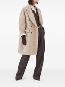 Brunello Cucinelli Wolle Doppelbrustmantel