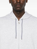 Brunello Cucinelli Cotton Blend Zipped Hoodie