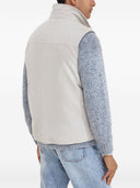 Brunello Cucinelli Leder Down Weste