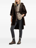 Brunello Cucinelli Shearling Reversible Mantel