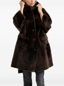 Brunello Cucinelli Shearling Reversible Mantel
