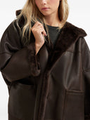 Brunello Cucinelli Shearling Reversible Mantel
