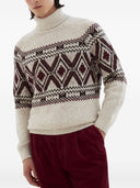Brunello Cucinelli Wool And Silk Turtle Neck Jumper