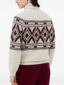 Brunello Cucinelli Wool And Silk Turtle Neck Jumper