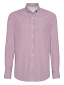 Brunello Cucinelli Striped Cotton Shirt