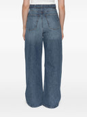 Sport Max Wide Leg Cotton Denim Jeans
