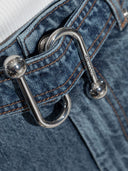 Sport Max Wide Leg Cotton Denim Jeans