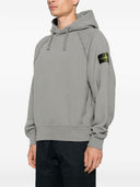 Stone Island Logo Cotton Hoodie