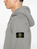 Stone Island Logo Cotton Hoodie