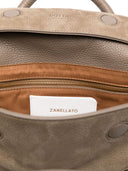Zanellato Dotta Jones Small Suede Leather Handbag