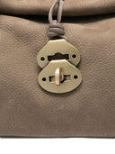 Zanellato Dotta Jones Small Suede Leather Handbag