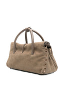 Zanellato Dotta Jones Small Suede Leather Handbag