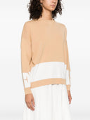 Elisabetta franchi tricot tricot suéter de cuello