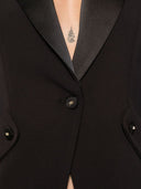 Chaqueta de senos individuales de Elisabetta franchi