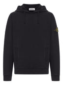 Stone Island Logo Cotton Hoodie