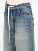 Mm6 Maison Margiela Wide Leg Denim Cotton Jeans