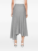 Khaite Miranda Wool Midi Skirt