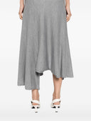 Khaite Miranda Wool Midi Skirt