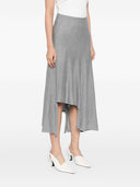 Khaite Miranda Wool Midi Skirt