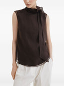 Brunello Cucinelli Silk Tank Top