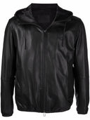 Emporio Armani Zipped Leather Jacket