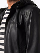 Emporio Armani Zipped Leather Jacket