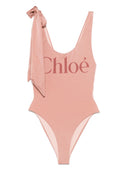 Chloè One Piece Logo Swimsuit