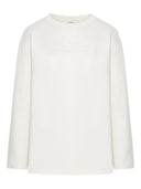 Max Mara Pure Crewneck Cotton Sweatshirt
