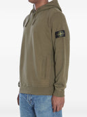 Stone Island Logo Cotton Hoodie