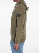 Stone Island Logo Cotton Hoodie