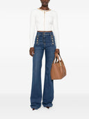 Elisabetta Franchi High Waisted Denim Jeans
