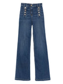 Elisabetta Franchi High Waisted Denim Jeans