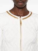 Elisabetta Franchi Tricot Cropped Cardigan