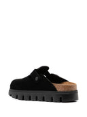 Birkenstock Boston Chunky Suede Leather Slippers