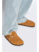 Birkenstock Tokio Shearling Suede Slippers