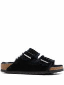 Sandali in pelle scamosciata di Birkenstock Arizona Shearling