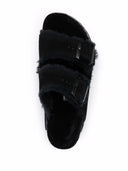 Sandali in pelle scamosciata di Birkenstock Arizona Shearling
