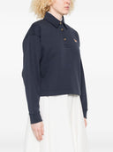 Maison Kitsune' Baby Fox Cotton Polo Sweatshirt