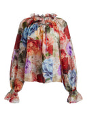 Alice + Olivia Norah Cotton Blouse