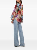 Alice + Olivia Norah Cotton Blouse