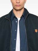 Maison Kitsune' Fox Head Cotton Zipped Sweatshirt