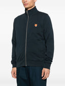Maison Kitsune' Fox Head Cotton Zipped Sweatshirt