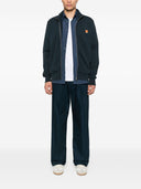 Maison Kitsune' Fox Head Cotton Zipped Sweatshirt