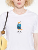 Maison Kitsune' Dressed Fox Cotton T Shirt