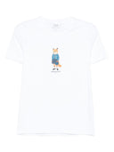 Maison Kitsune' Dressed Fox Cotton T Shirt