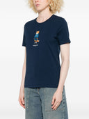 Maison kitsune 'kledd reve bomull t -skjorte