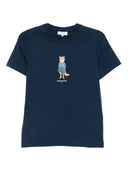 Maison kitsune 'kledd reve bomull t -skjorte