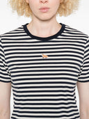 Maison Kitsune' Baby Fox Striped Cotton T Shirt
