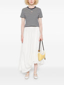 Maison Kitsune' Baby Fox Striped Cotton T Shirt